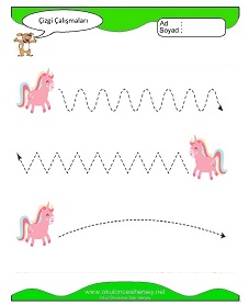 Çizgi Çalışma Sayfaları